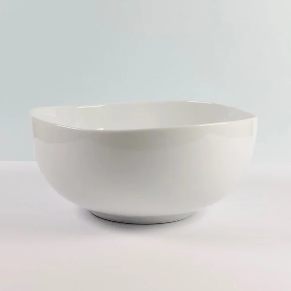 West Elm Organic Porcelain Serving Bowl - White, Medium - Picture 2 of 4